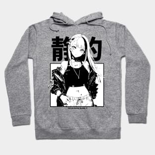 Minimalist Anime Streetwear Hoodie